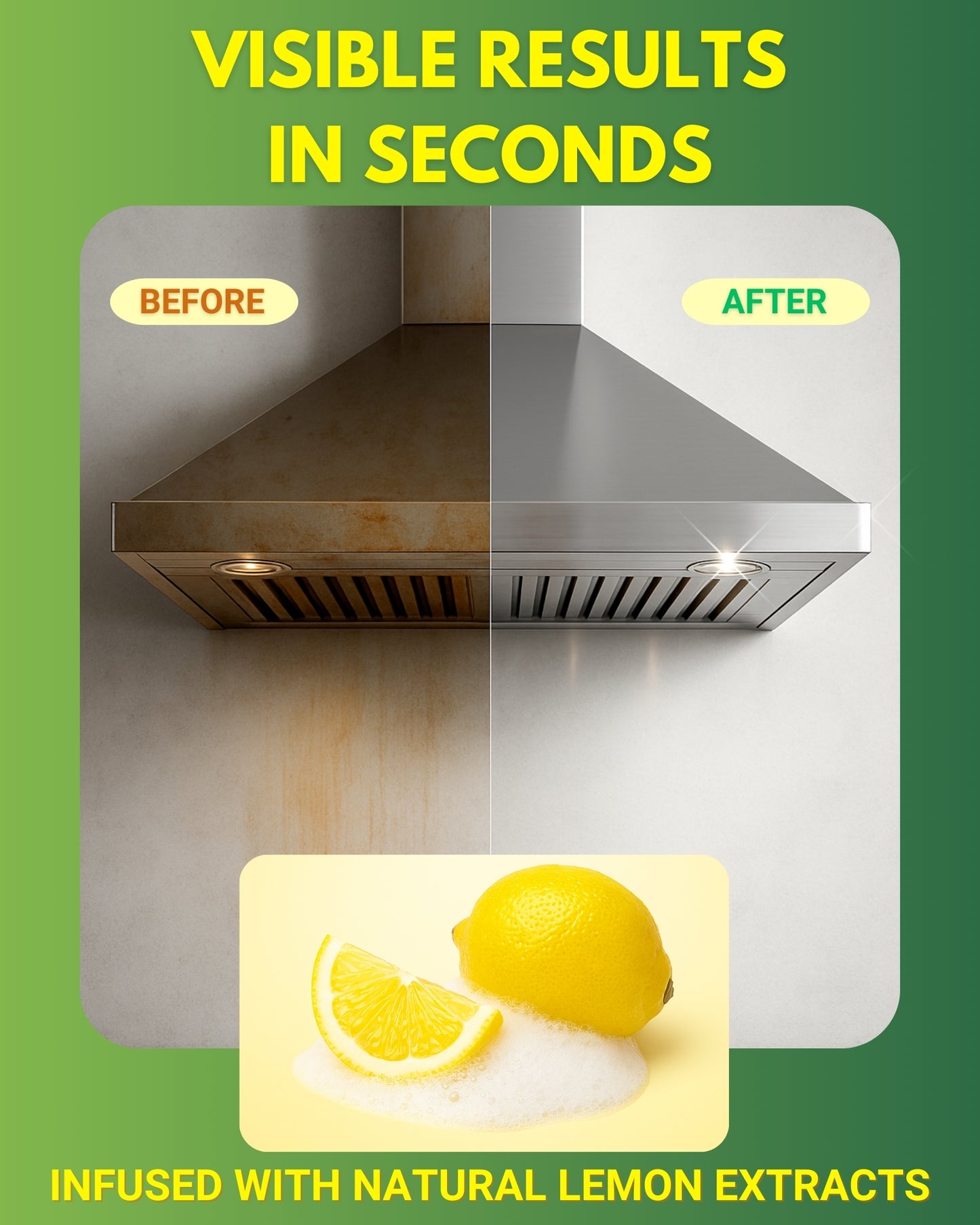 India’s best foaming kitchen cleaner | Infused with natural LEMON extracts | Eco-friendly, Plant based and non-toxic Formula | Homenova Essentials (500ml)