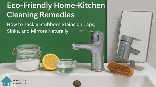 Eco-Friendly Home-Kitchen Cleaning Remedies: How to Tackle Stubborn Stains on Taps, Sinks, and Mirrors Naturally