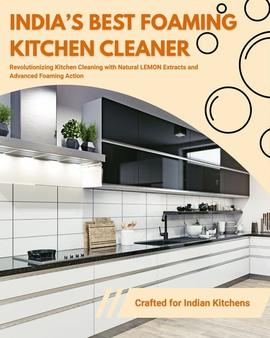 India’s best foaming kitchen cleaner | Infused with natural ORANGE peel extracts | Eco-friendly, Plant based and non-toxic Formula | Homenova Essentials (500ml)