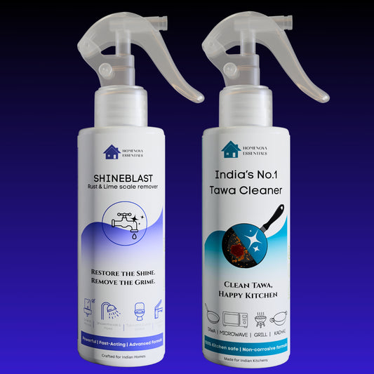 Heavy Duty Duo – Tawa Cleaner & ShineBlast-Lime scale remover