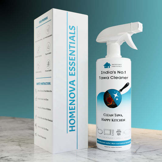 India’s No.1 Tawa Cleaner | Restore the Original Shine in Minutes | HOMENOVA ESSENTIALS (500 ml)